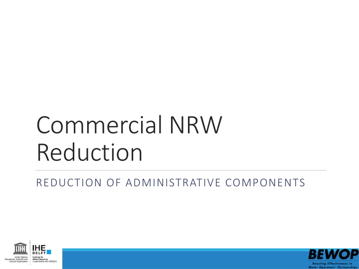 commercial nrw reduction