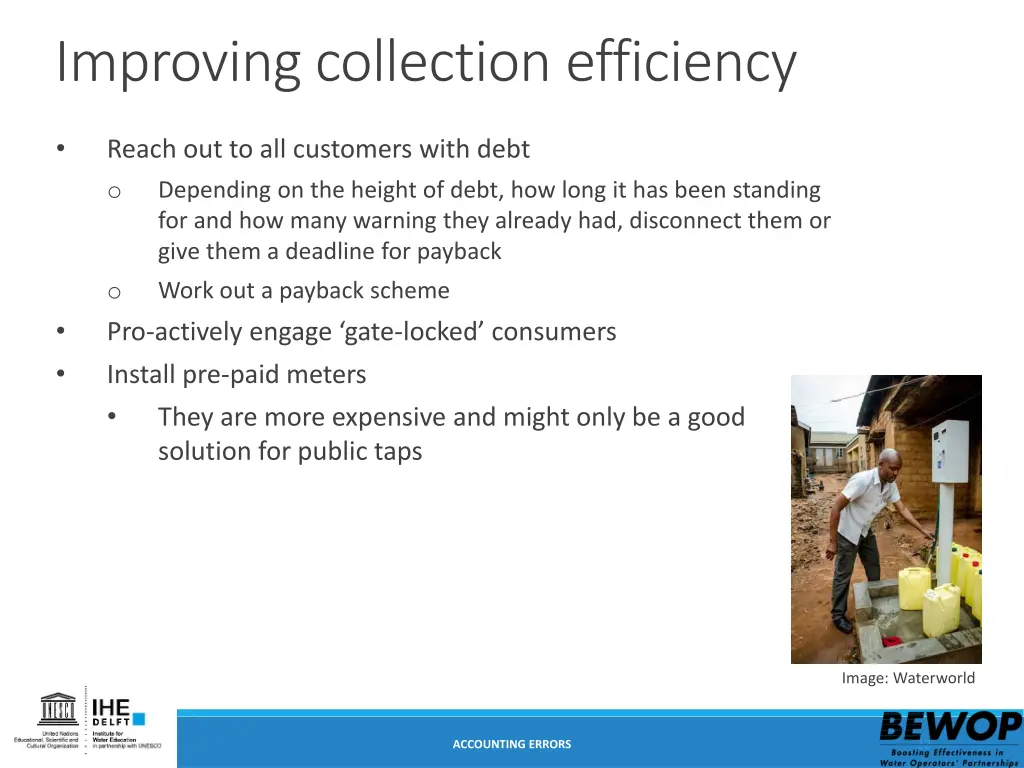 improving collection efficiency