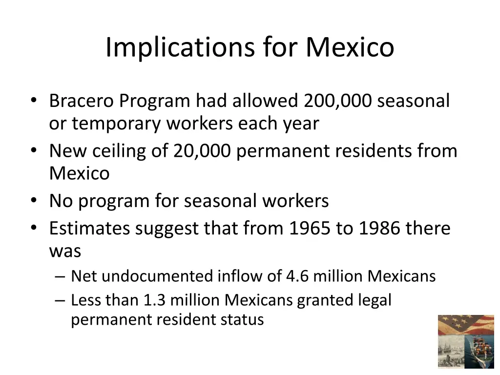 implications for mexico