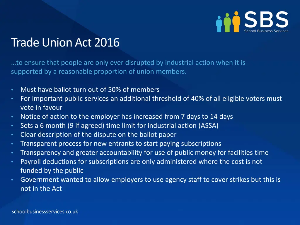 trade union act 2016