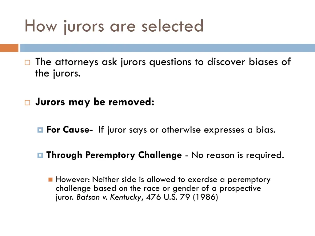 how jurors are selected