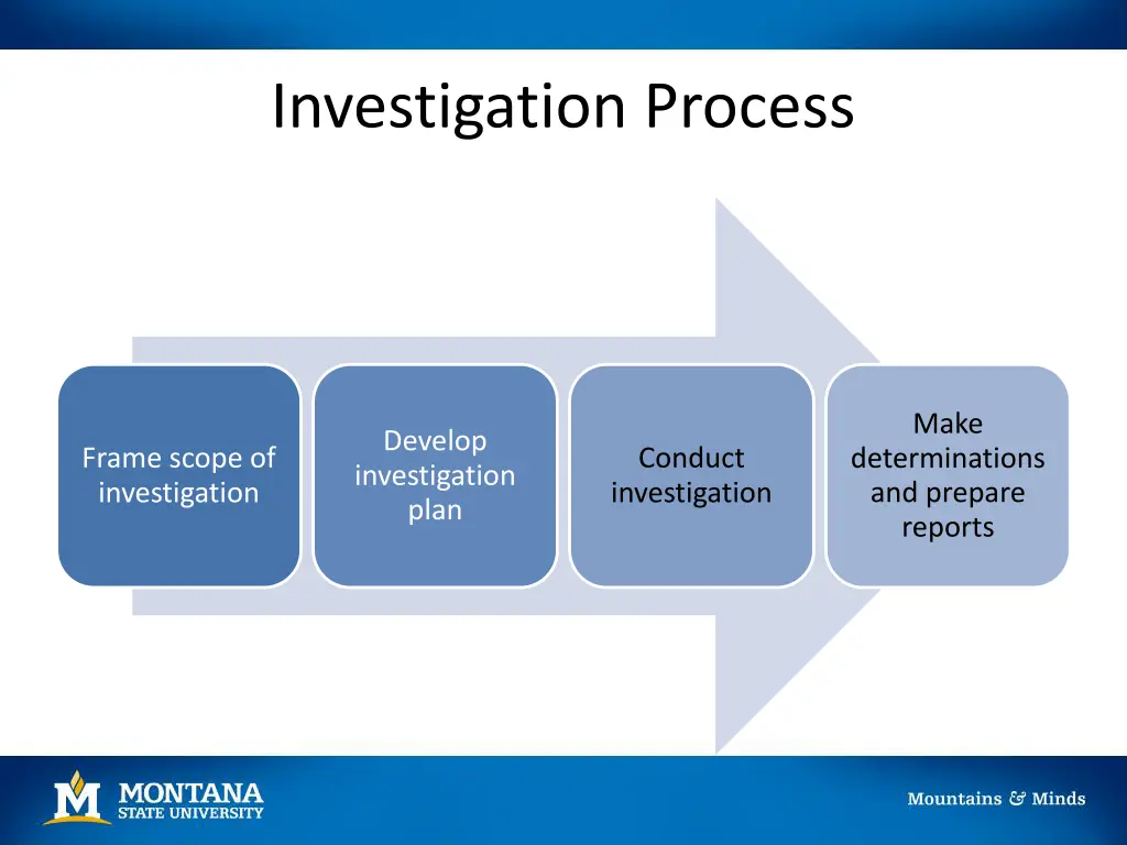 investigation process