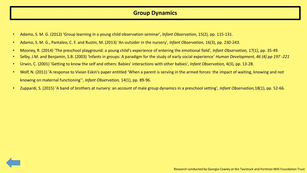 group dynamics