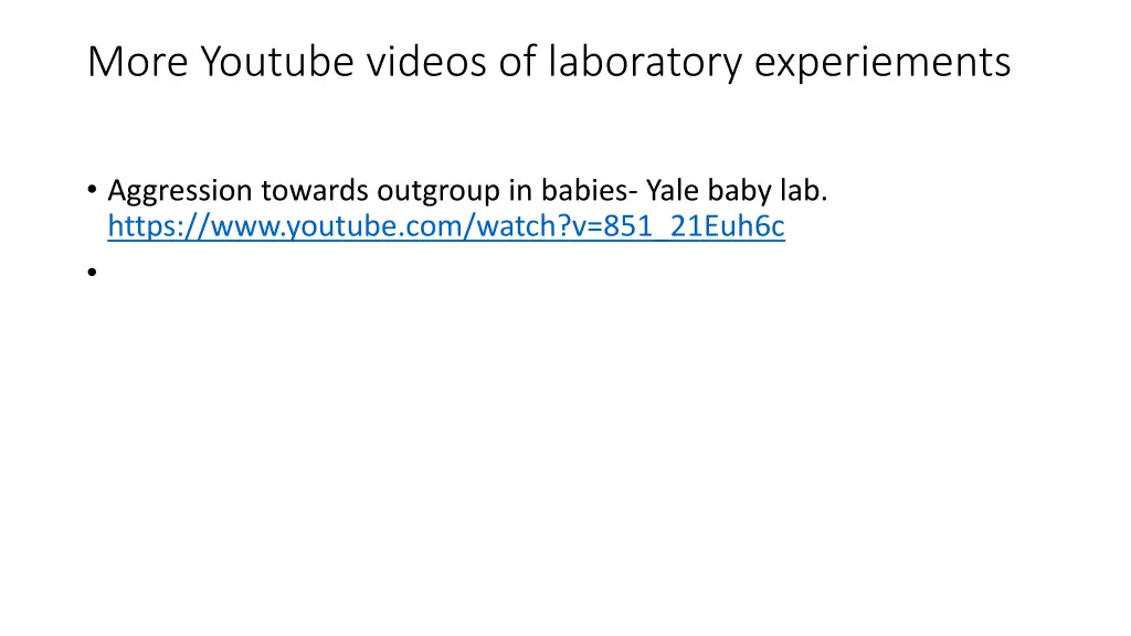 more youtube videos of laboratory experiements