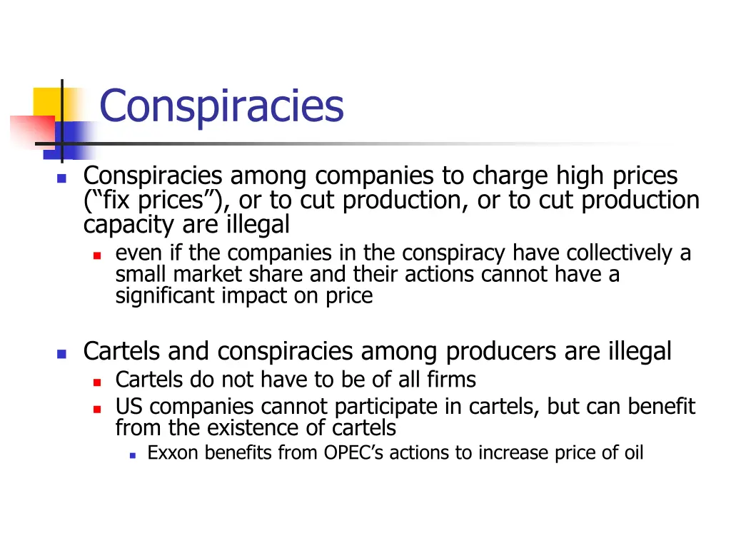 conspiracies