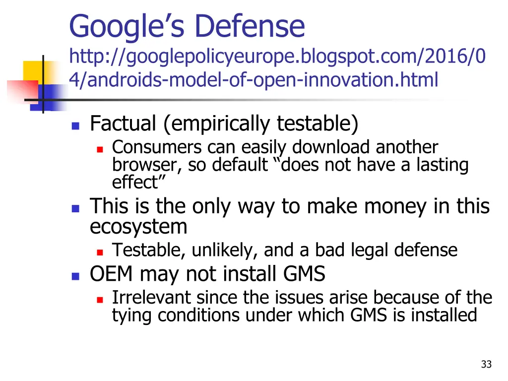 google s defense http googlepolicyeurope blogspot