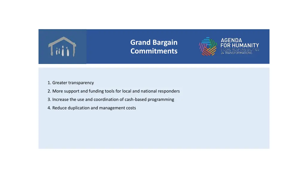 grand bargain commitments 4