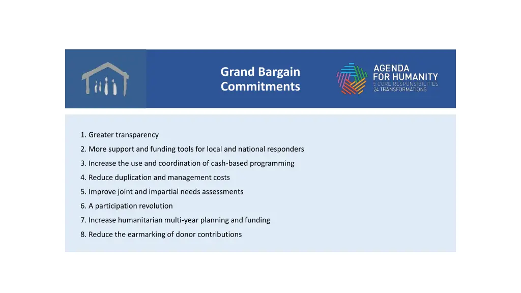 grand bargain commitments 8