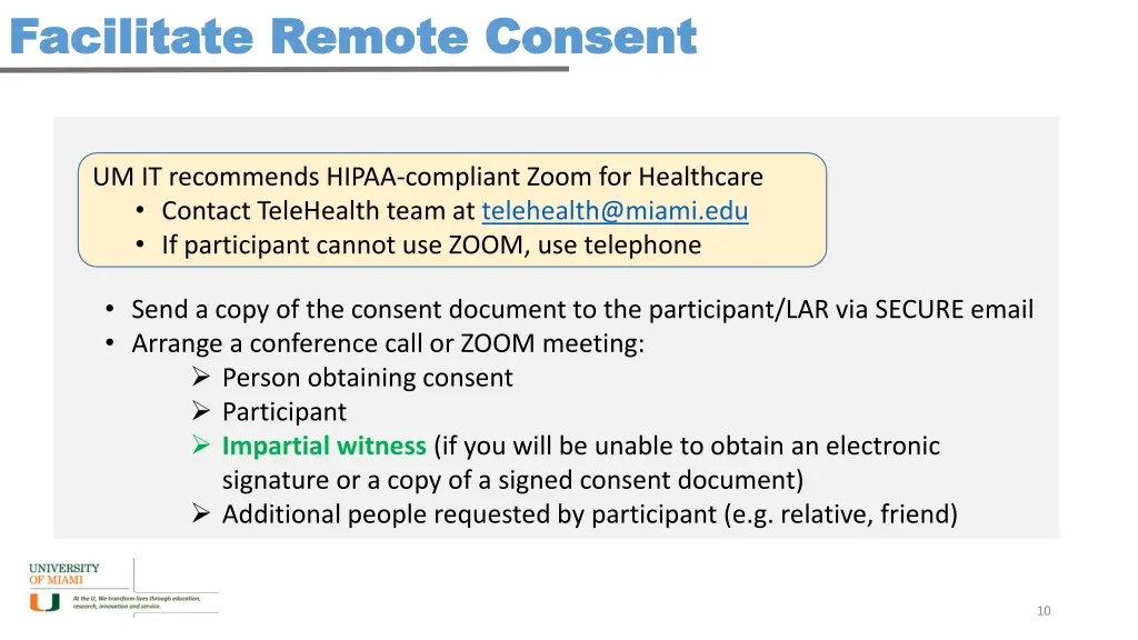 facilitate remote consent facilitate remote 1