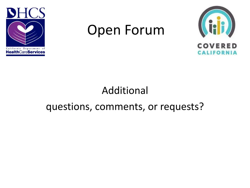 open forum