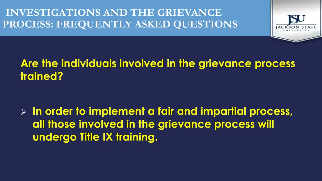 investigations and the grievance process 3