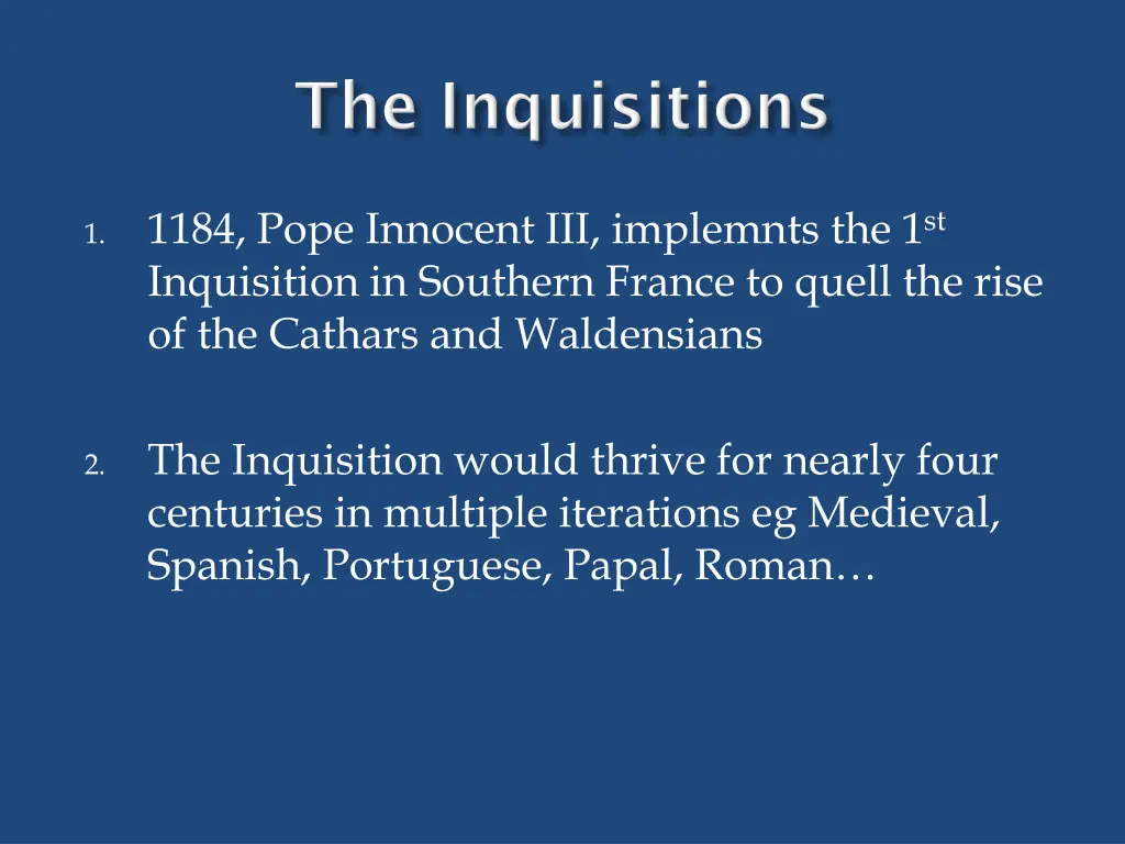 1184 pope innocent iii implemnts