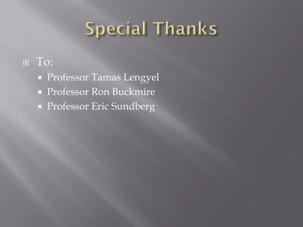 to professor tamas lengyel professor ron buckmire