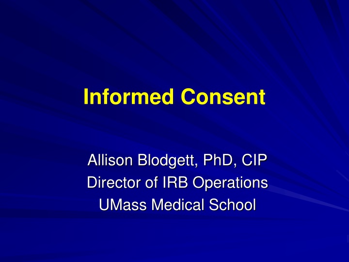 informed consent