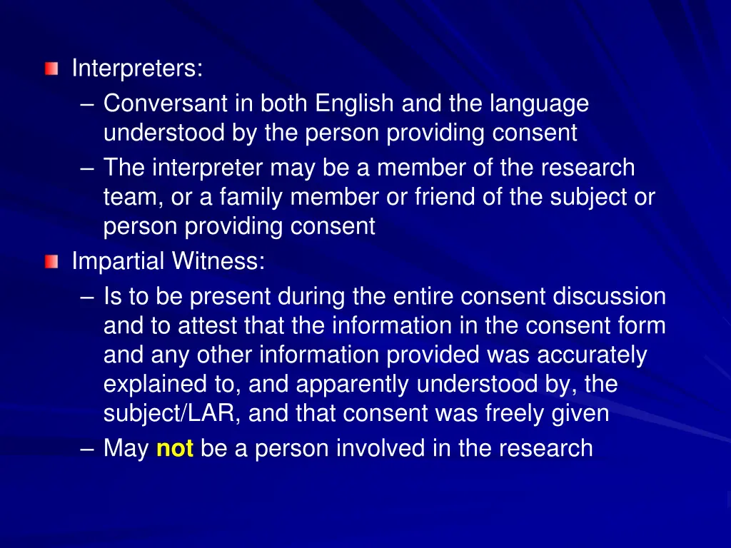 interpreters conversant in both english