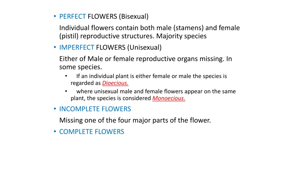 perfect flowers bisexual