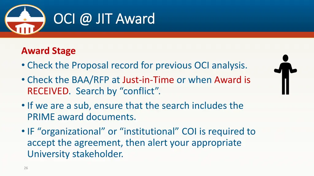 oci @ jit award oci @ jit award