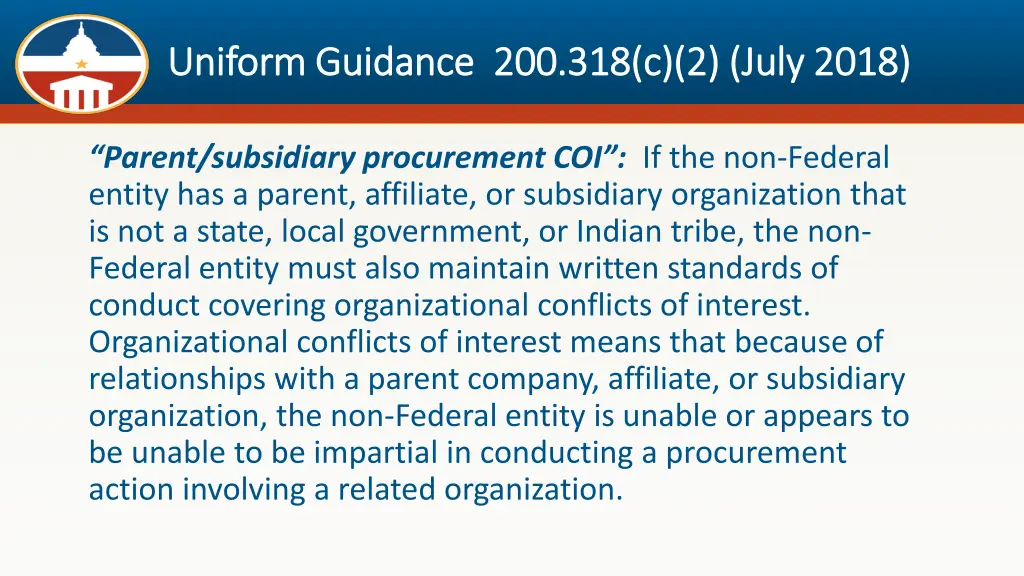 uniform guidance 200 318 c 2 july 2018 uniform