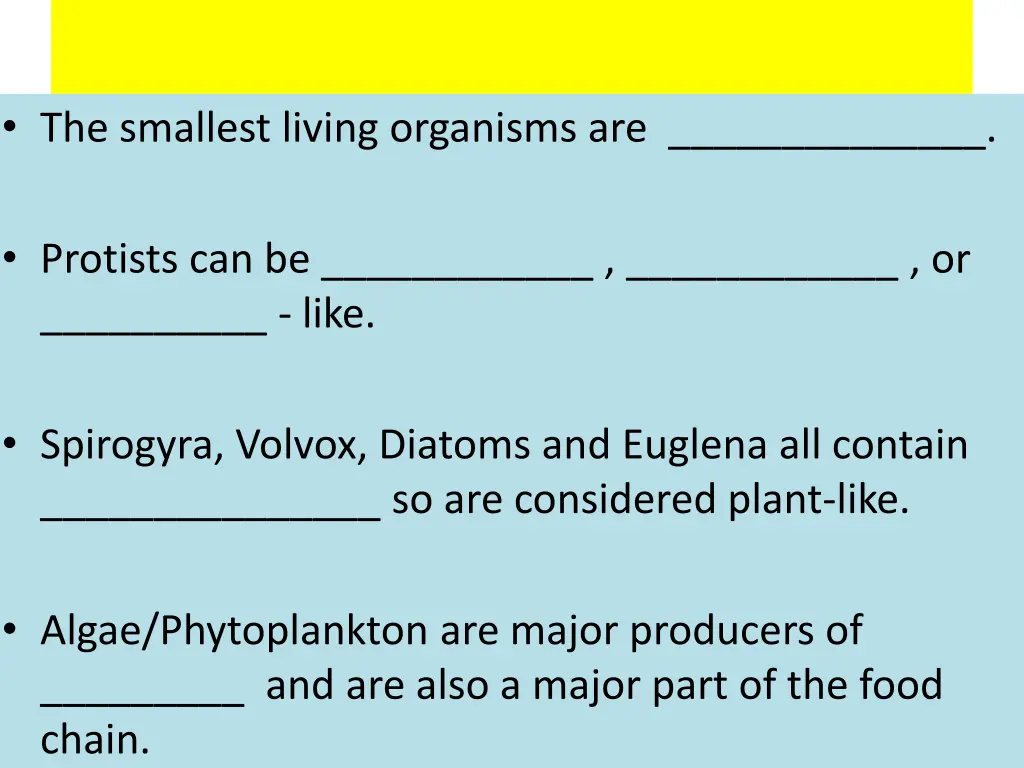 the smallest living organisms are