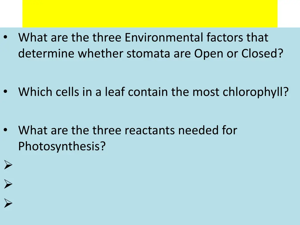 what are the three environmental factors that