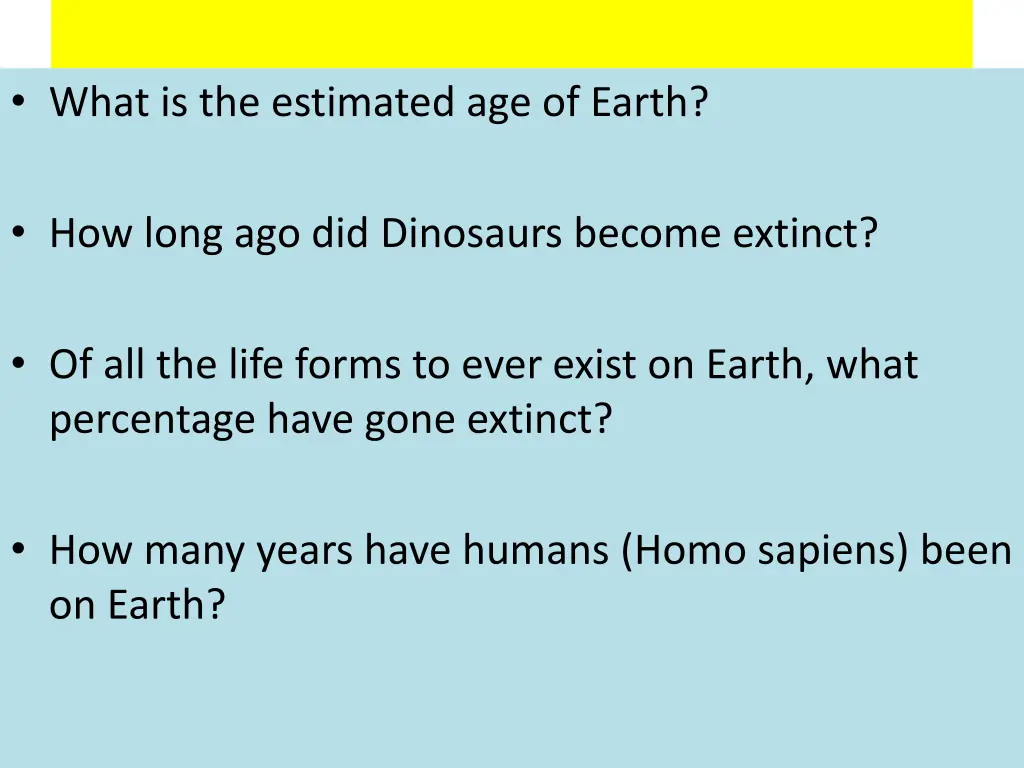 what is the estimated age of earth