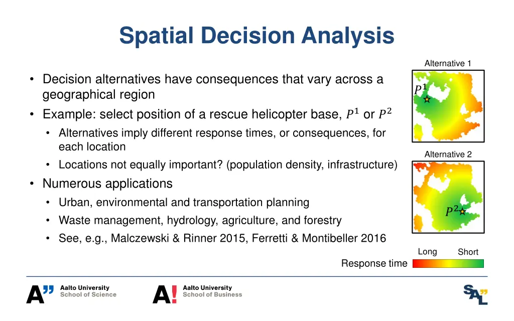 spatial decision analysis