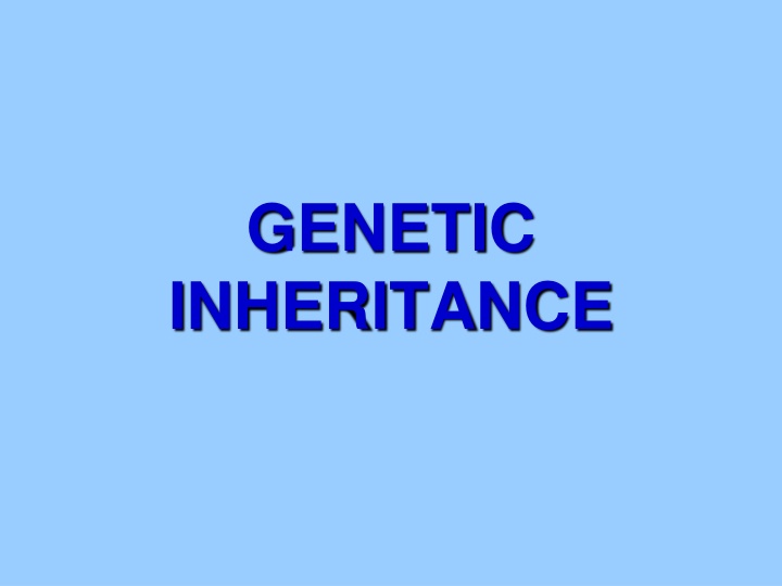 genetic inheritance