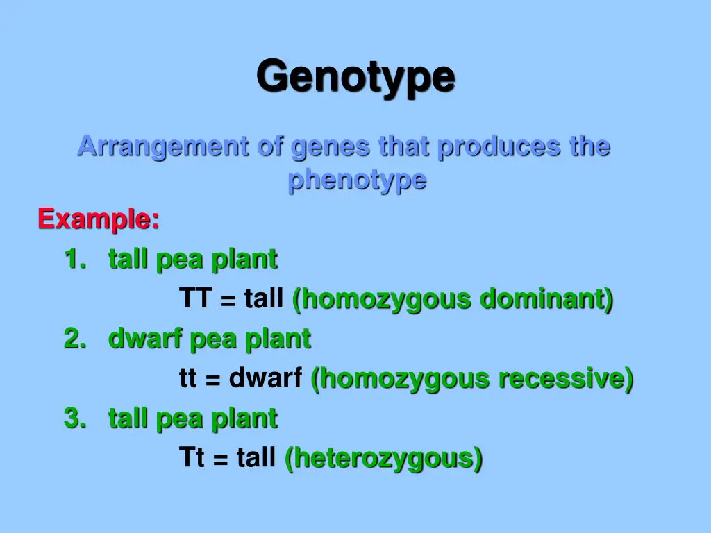 genotype