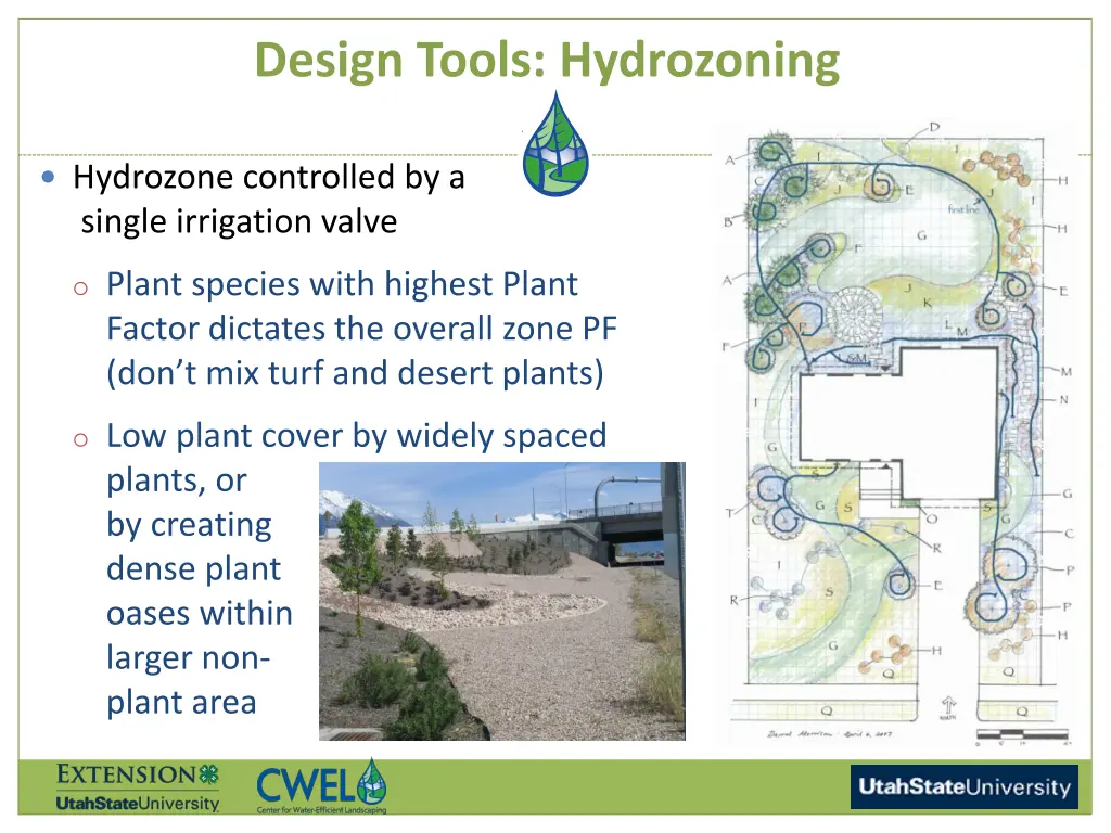 design tools hydrozoning