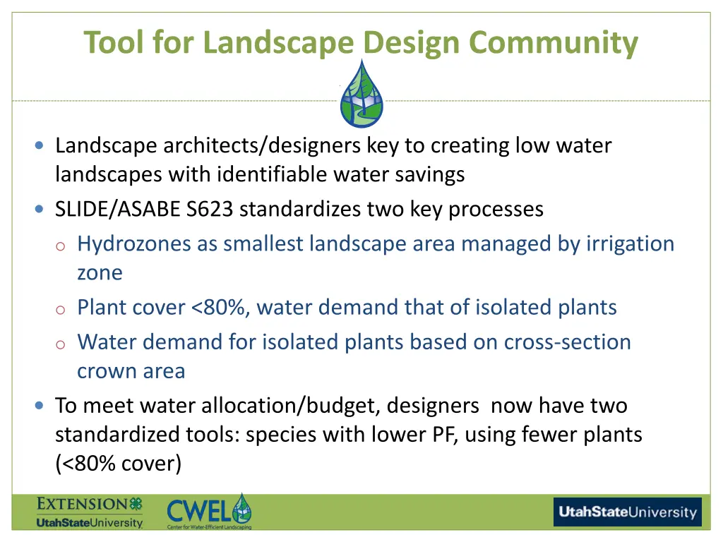 tool for landscape design community