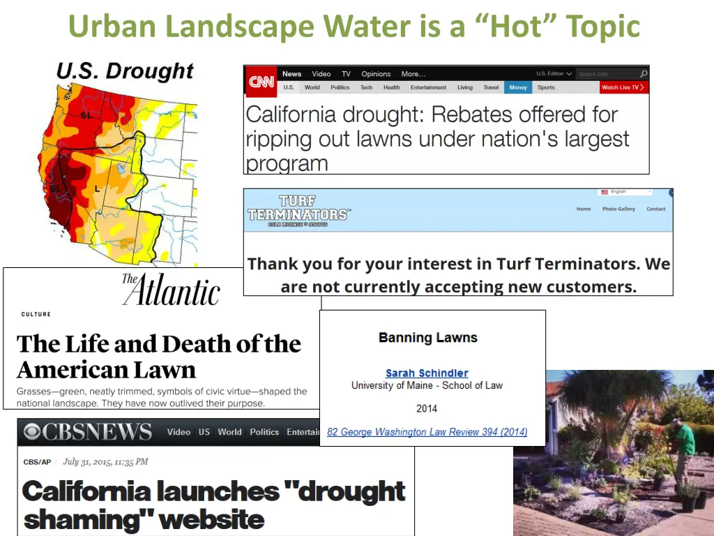 urban landscape water is a hot topic