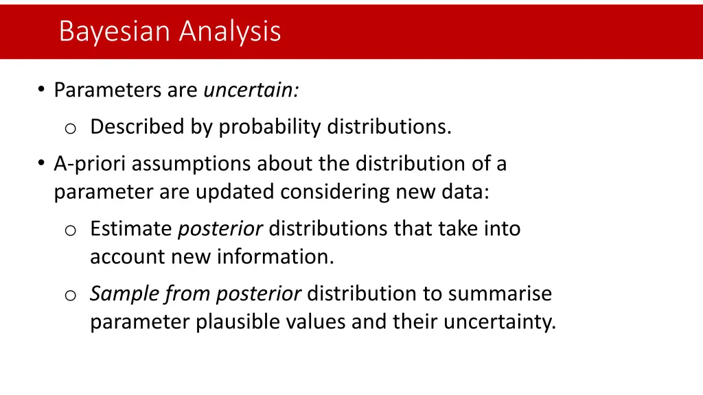 bayesian analysis