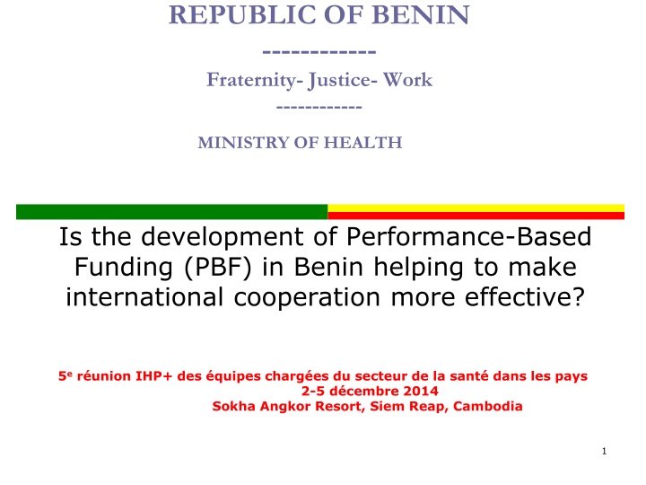 republic of benin fraternity justice work