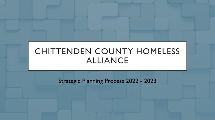 chittenden county homeless alliance