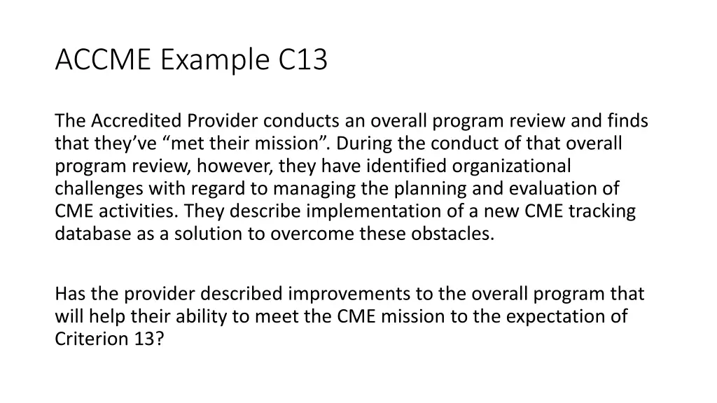 accme example c13