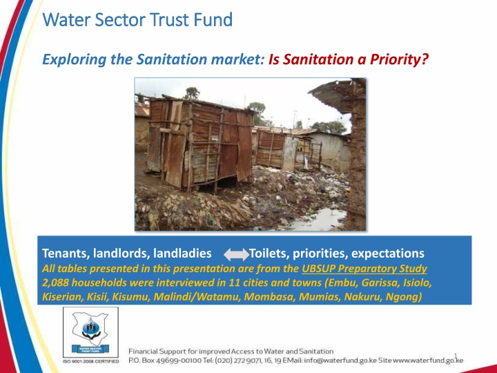 water sector trust fund water sector trust fund