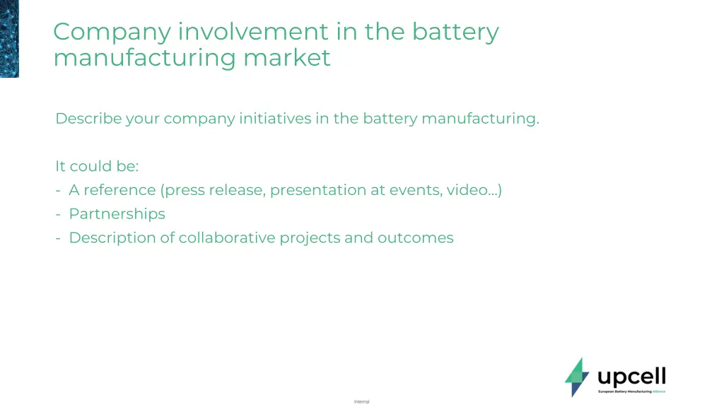 company involvement in the battery manufacturing