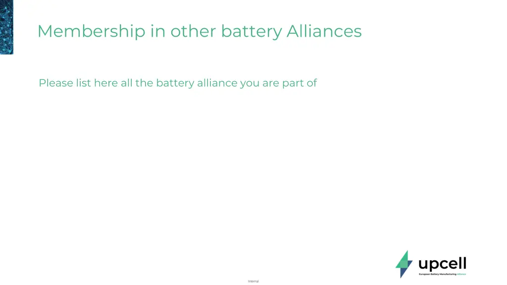 membership in other battery alliances