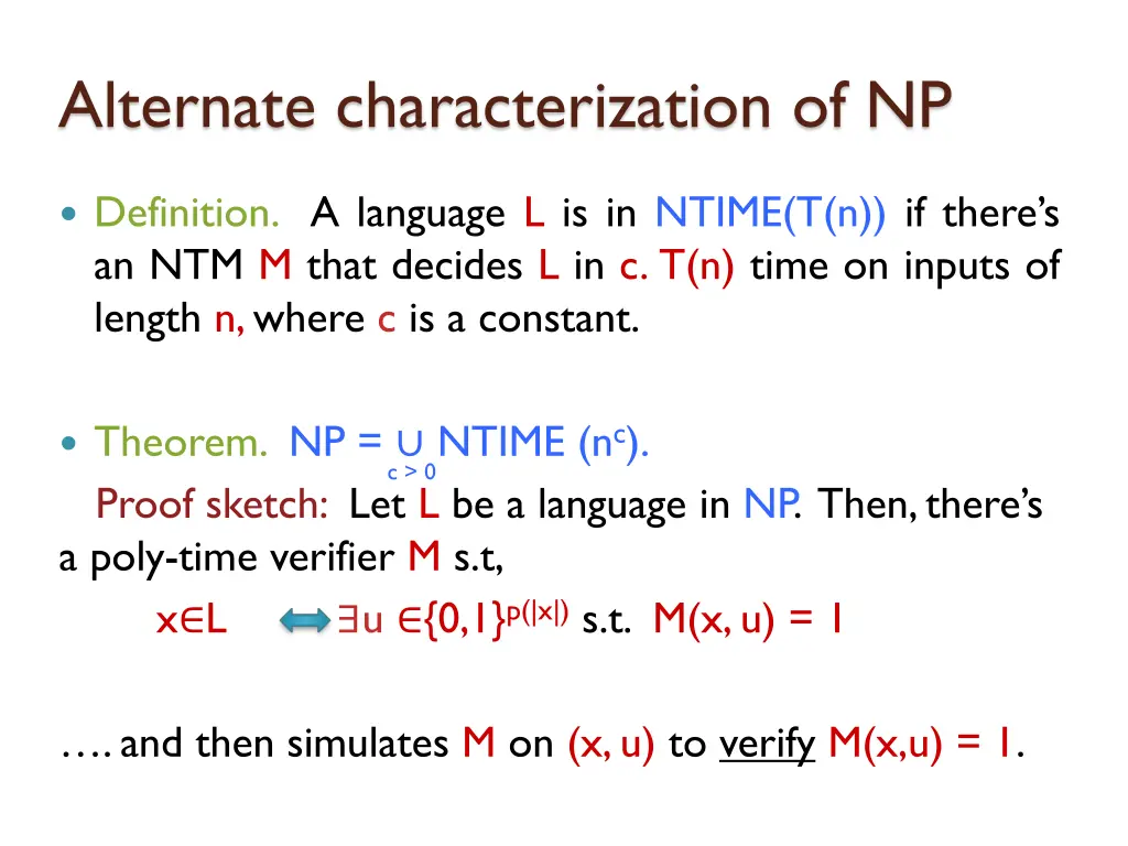 alternate characterization of np 2