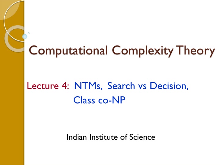 computational complexity theory