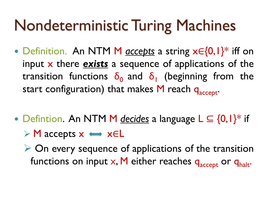 nondeterministic turing machines 4