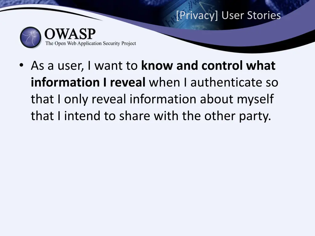 privacy user stories 2