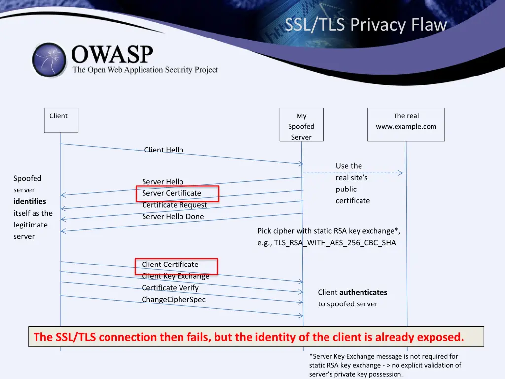 ssl tls privacy flaw