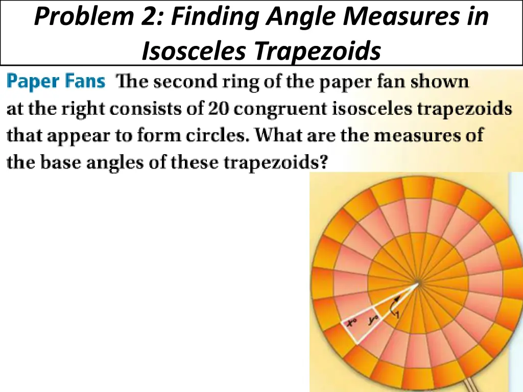 problem 2 finding angle measures in isosceles