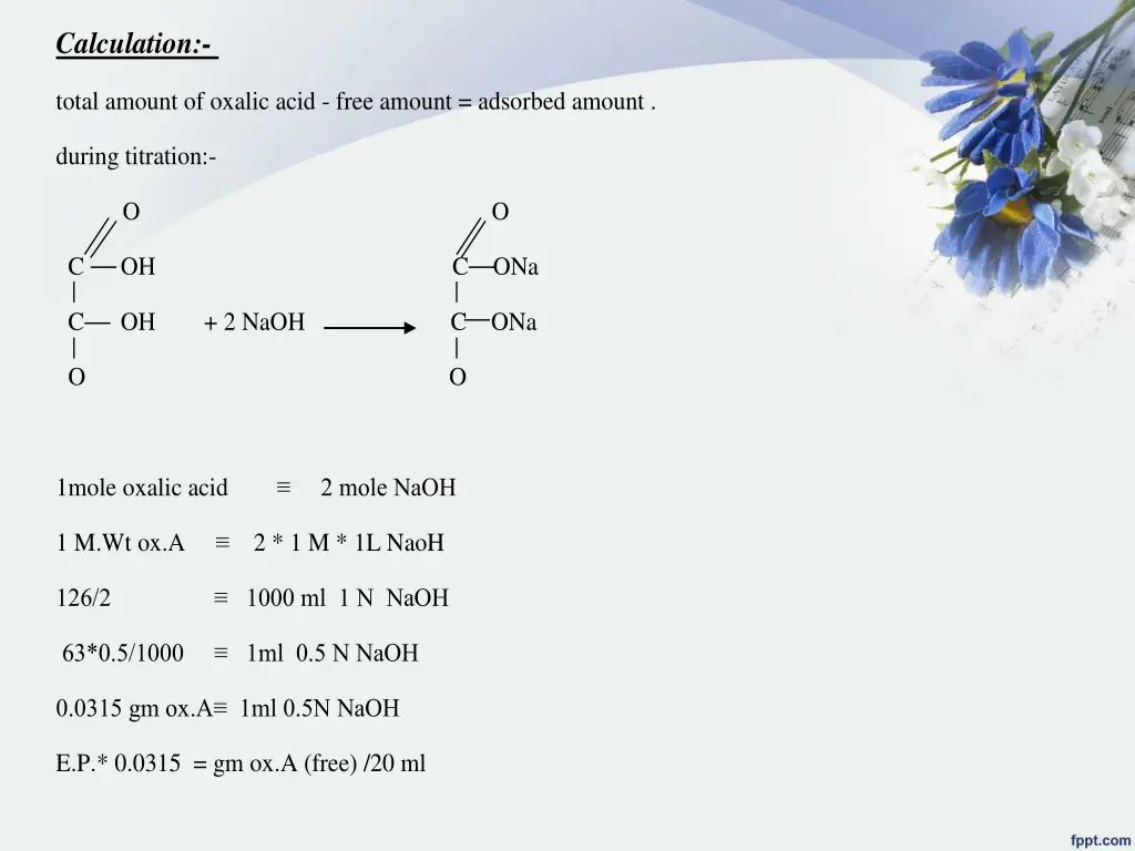 calculation