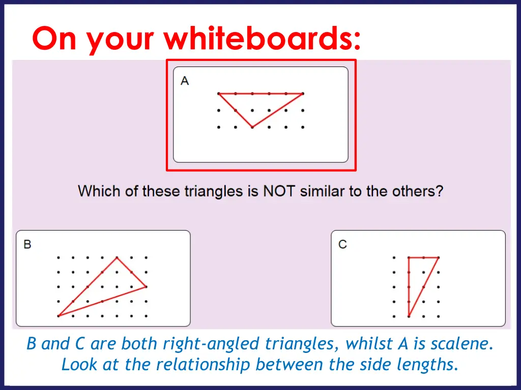 on your whiteboards 3