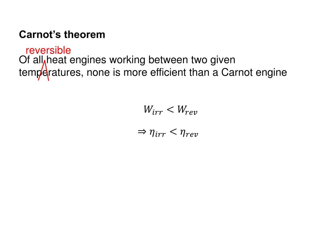 carnot s theorem reversible 1