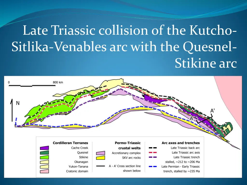 late triassic collision of the kutcho sitlika