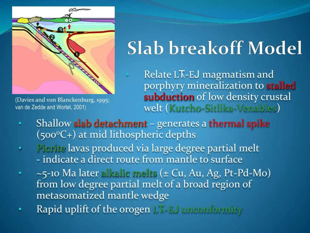 relate l e j magmatism and porphyry