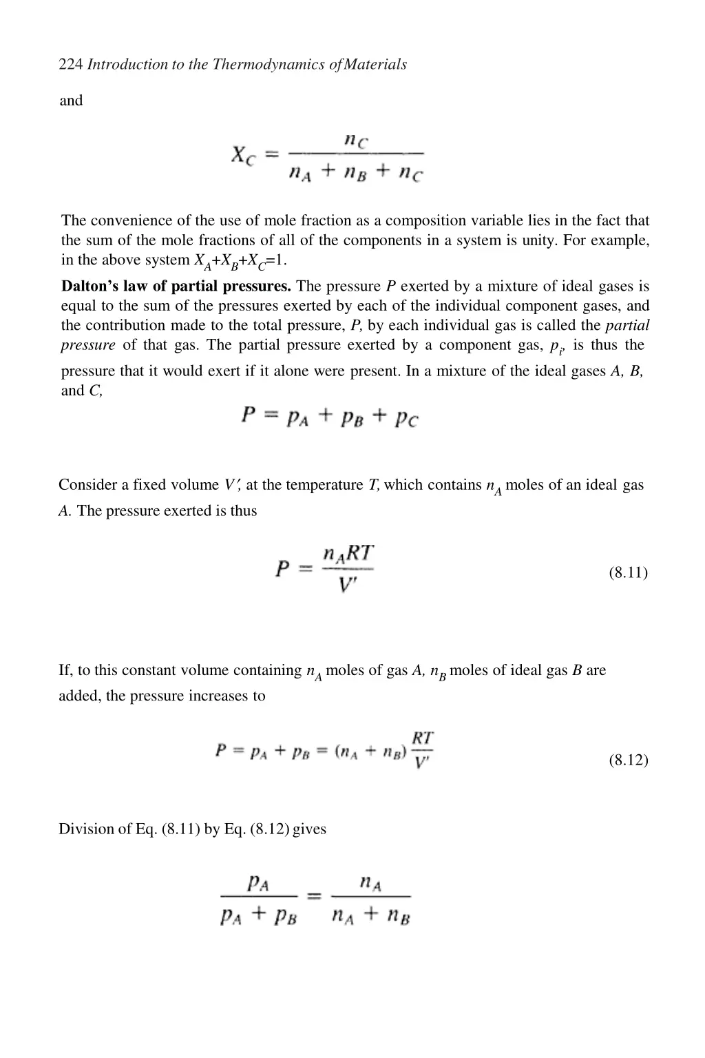 224 introduction to the thermodynamics ofmaterials